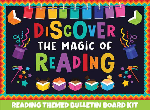 Discover the Magic of Reading - Print Your Own Bulletin Board Printable Digital Library Sproutbrite