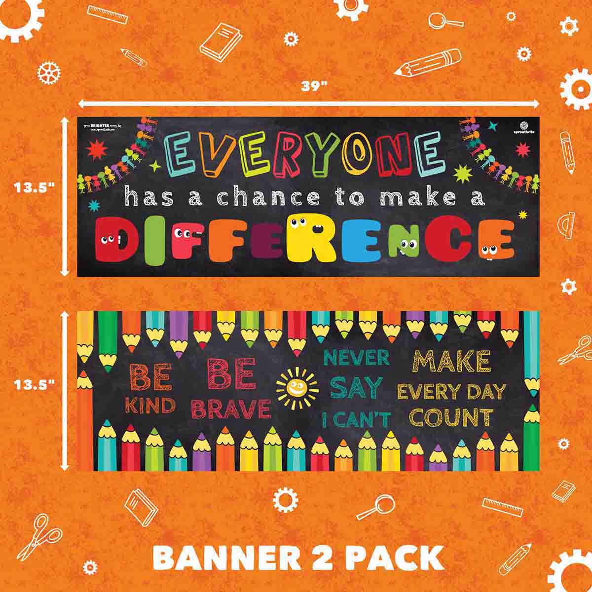 Everyone Has a Chance to Make a Difference Classroom Posters Classroom Decorations Sproutbrite