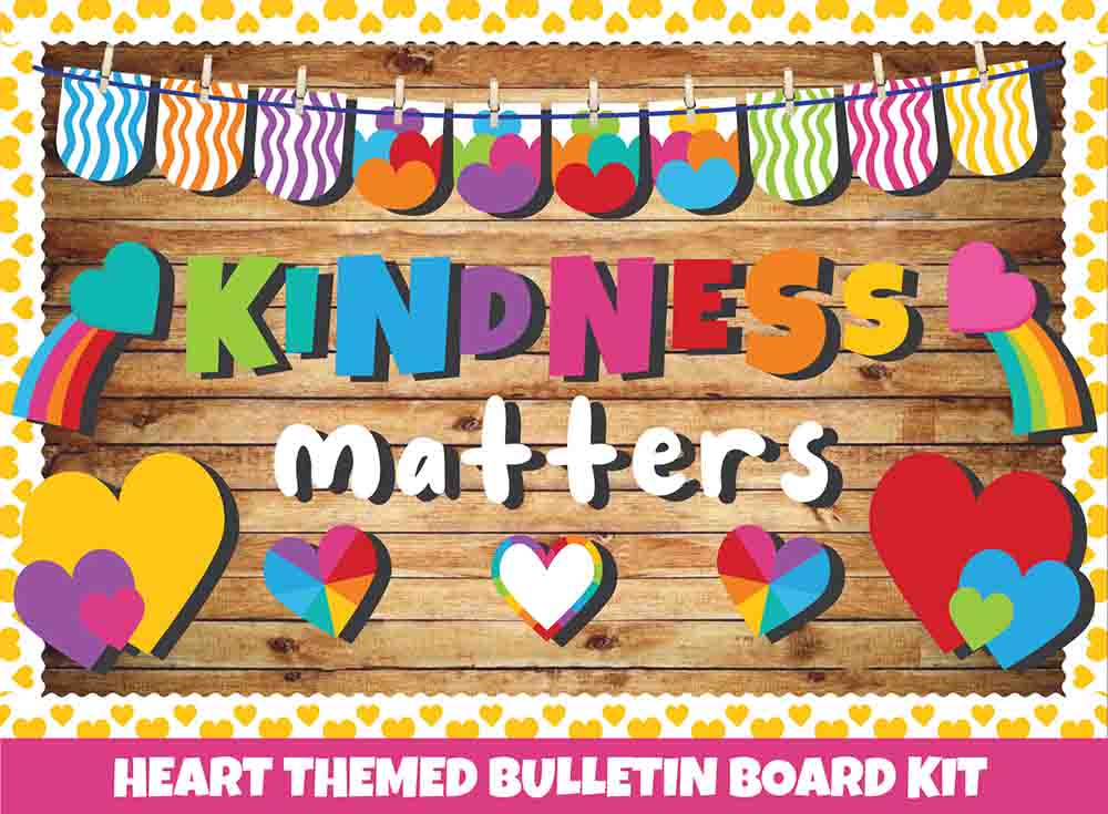 Kindness Matters- Print Your Own Bulletin Board Printable Digital Library Sproutbrite
