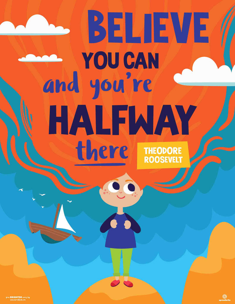 Motivation Quote Posters for Classrooms - Print Your Own Posters Printable Digital Library Sproutbrite 