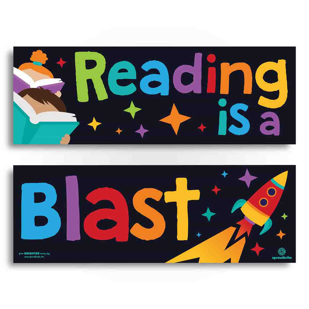 Reading Space Theme Classroom Banner Set Classroom Decorations Sproutbrite 