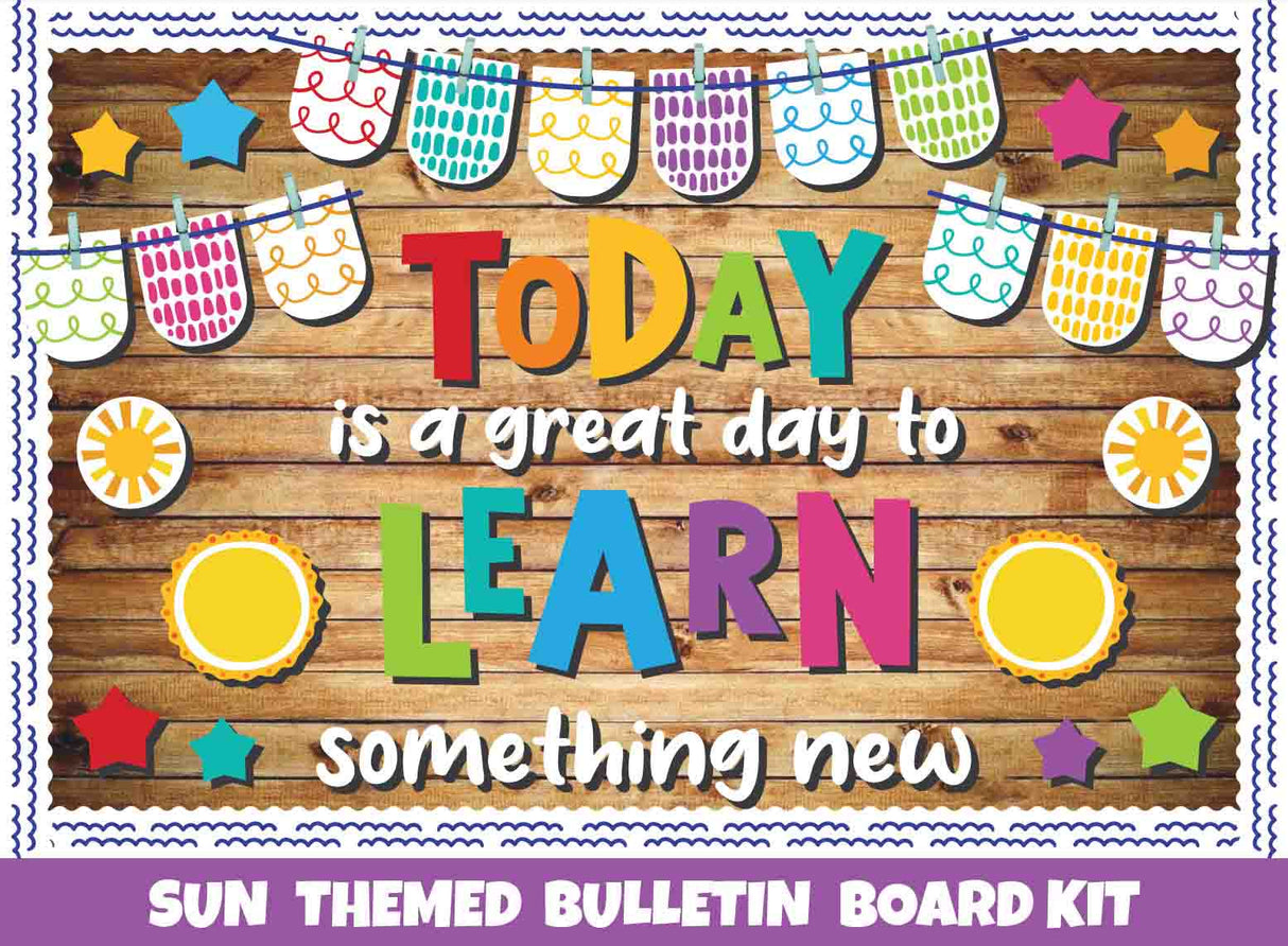 Today is a Great Day to Learn Something New - Print Your Own Bulletin Board Printable Digital Library Sproutbrite