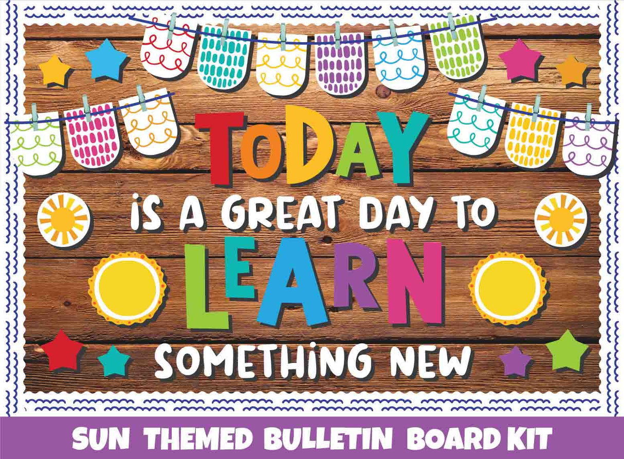 Today is a Great Day to Learn Something New - Print Your Own Bulletin Board Printable Digital Library Sproutbrite