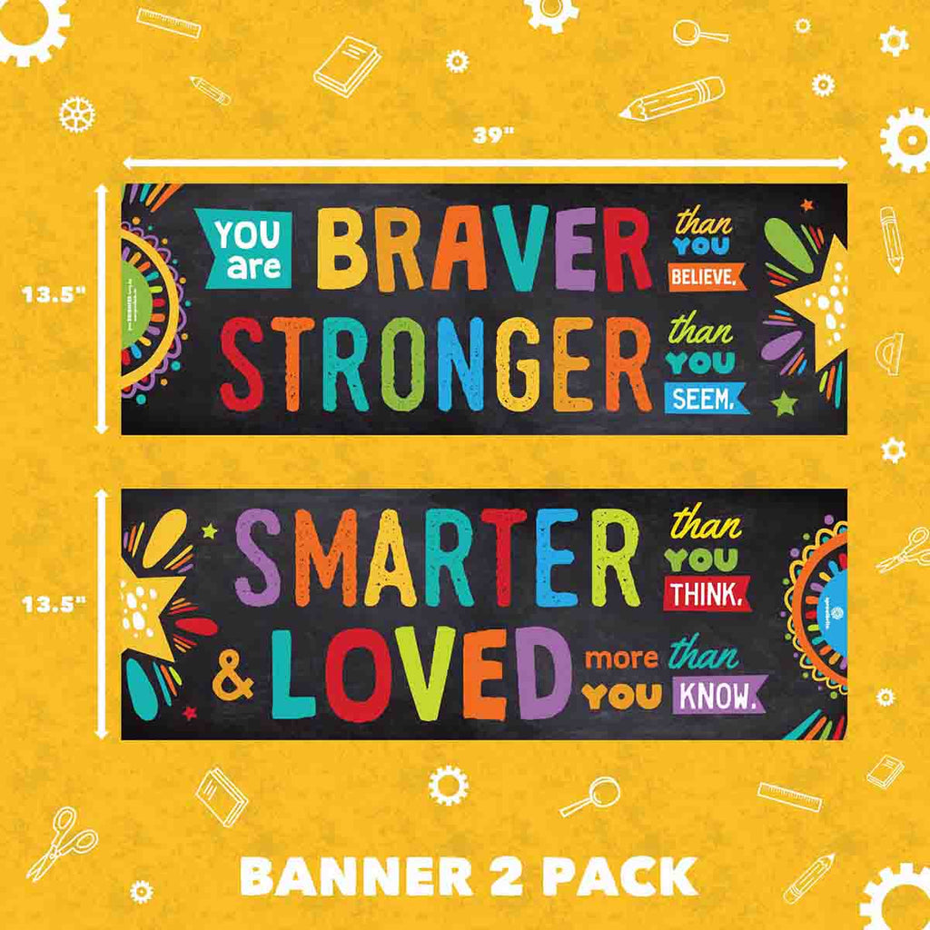 You are Braver than You Believe Quote Poster Pack Classroom Decorations Sproutbrite 