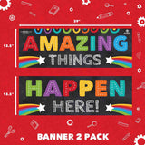 Amazing Things Happen Here Poster & Bulletin Board Display Classroom Decorations Sproutbrite 