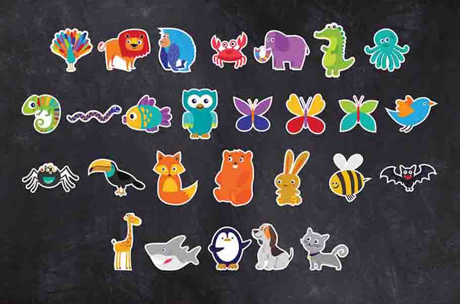 Animals Preschool Kindergarten Classroom Cutouts for Decorating Bulletin Boards Printable Digital Library Sproutbrite 