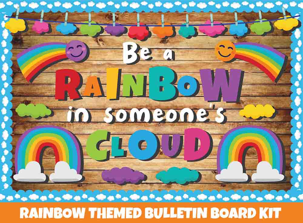 Be a Rainbow - Print Your Own Bulletin Board Printable Digital Library Sproutbrite 