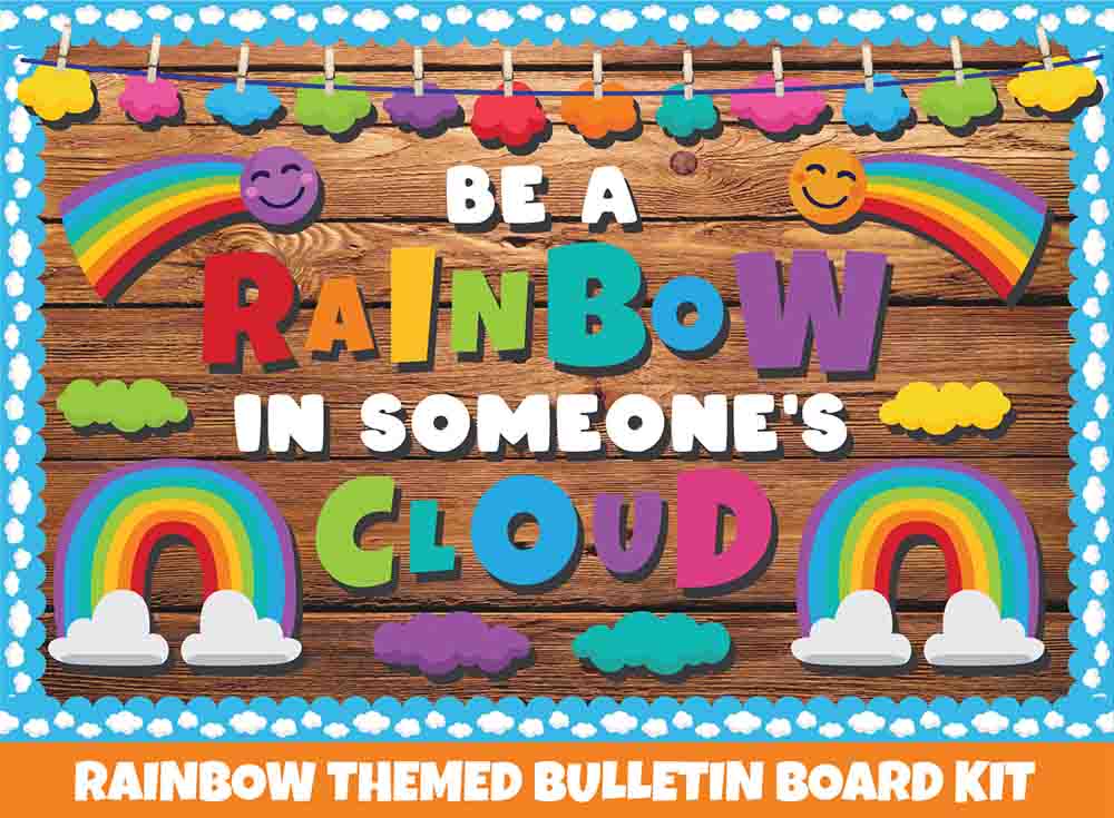 Be a Rainbow - Print Your Own Bulletin Board Printable Digital Library Sproutbrite 