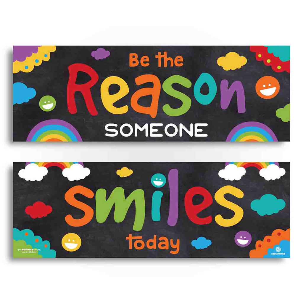 Be the Reason Someone Smiles Today Classroom Decorations Sproutbrite 