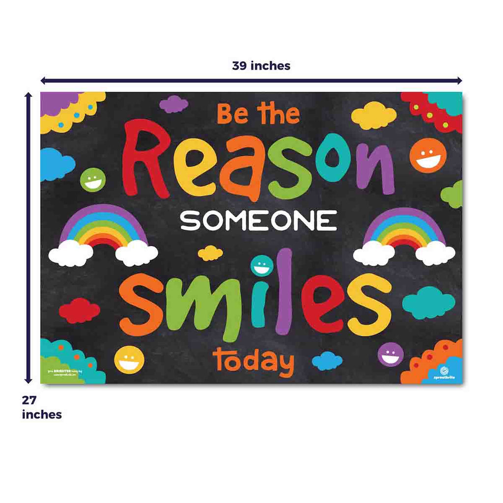 Be the Reason Someone Smiles Today Classroom Decorations Sproutbrite 
