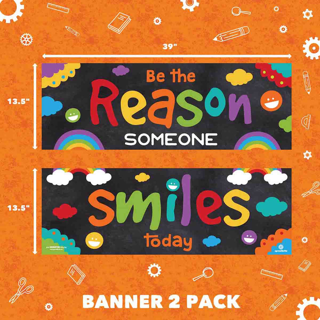 Be the Reason Someone Smiles Today Classroom Decorations Sproutbrite 