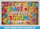 Blast Off into a New School Year - Print Your Own Bulletin Board Printable Digital Library Sproutbrite 