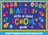Blast Off into a New School Year - Print Your Own Bulletin Board Printable Digital Library Sproutbrite 