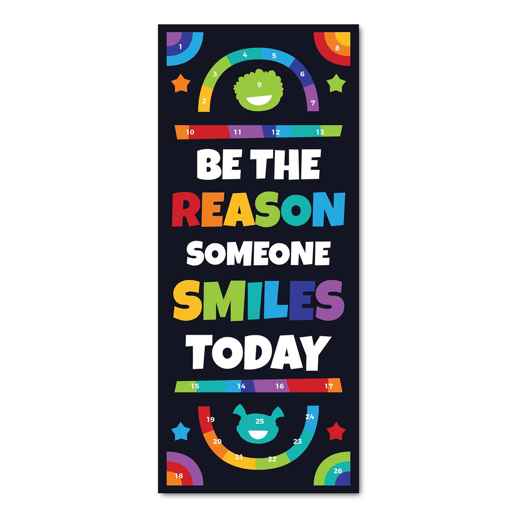 Classroom Door Decoration Kit - Be the Reason Someone Smiles Today Printable Digital Library Sproutbrite 