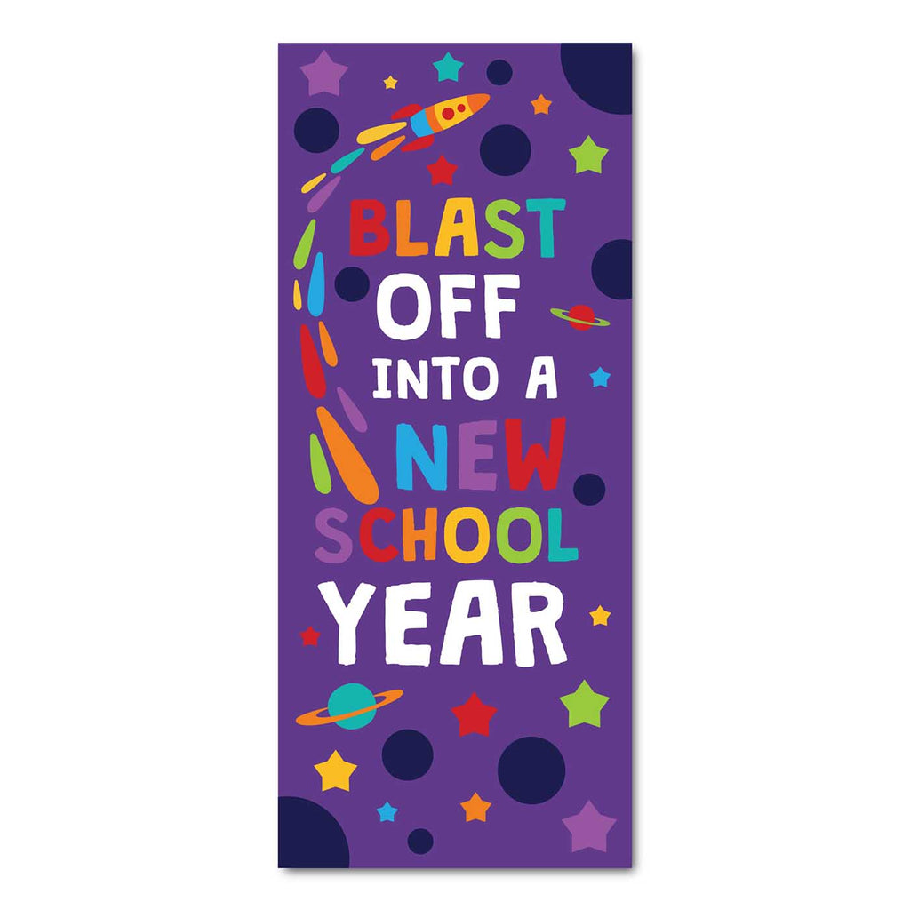 Classroom Door Decoration Kit - Blast Off into a New Year Printable Digital Library Sproutbrite 