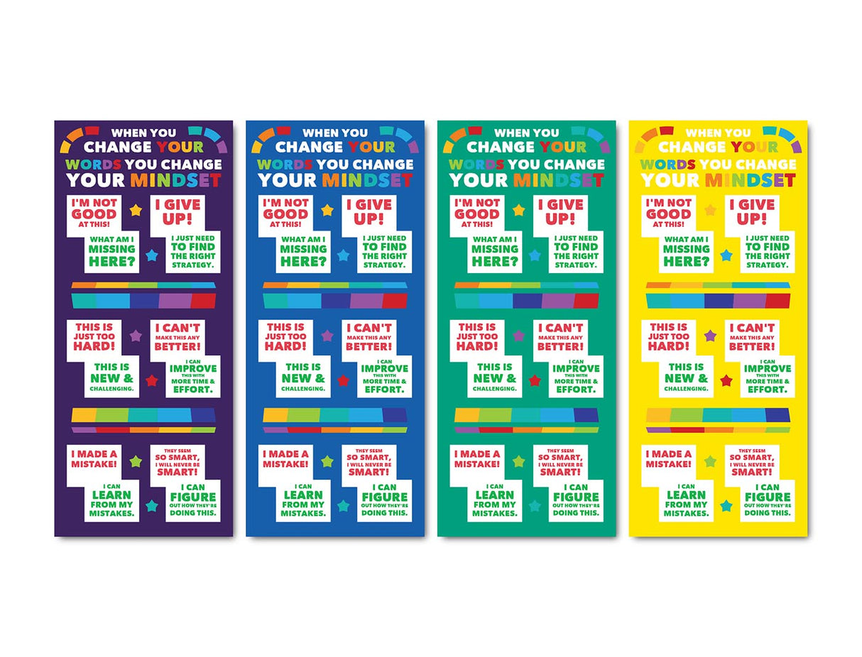Classroom Door Decoration Kit - Change your Words Change your Mindset Printable Digital Library Sproutbrite 