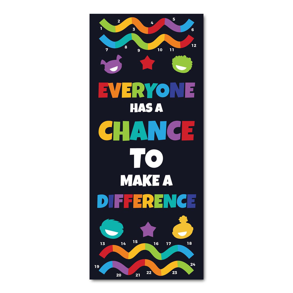 Classroom Door Decoration Kit - Everyone Has a Chance to Make a Difference Printable Digital Library Sproutbrite 