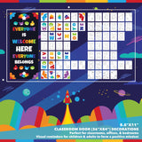 Classroom Door Decoration Kit - Everyone is Welcome Here Everyone Belongs Printable Digital Library Sproutbrite 