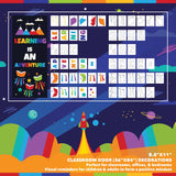 Classroom Door Decoration Kit - Learning is an Adventure Printable Digital Library Sproutbrite 