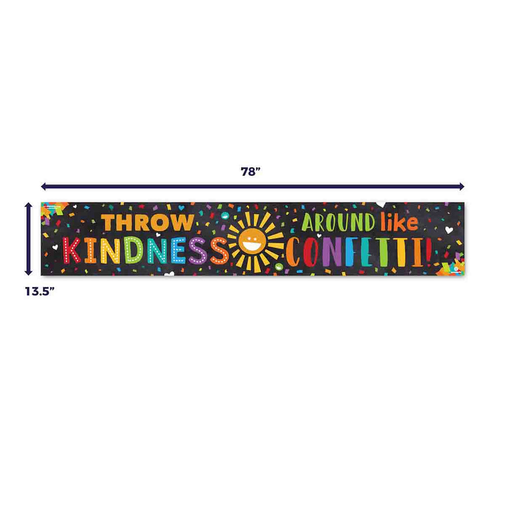 Confetti Themed Kindness Banner Classroom Decorations Sproutbrite 