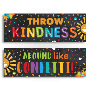 Confetti Themed Kindness Banner Classroom Decorations Sproutbrite 