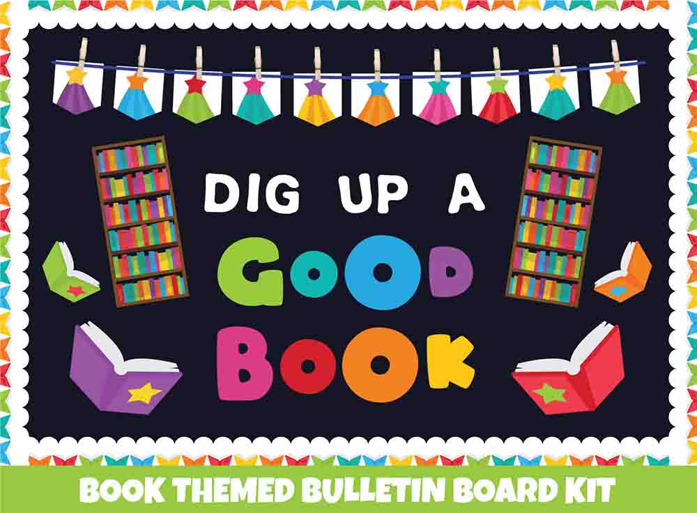 Dig up a Good Book - Print Your Own Bulletin Board – Sproutbrite