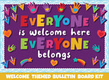 Everyone is Welcome Here Everyone Belongs - Print Your Own Bulletin Board Printable Digital Library Sproutbrite 