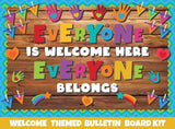 Everyone is Welcome Here Everyone Belongs - Print Your Own Bulletin Board Printable Digital Library Sproutbrite 
