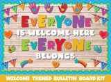 Everyone is Welcome Here Everyone Belongs - Print Your Own Bulletin Board Printable Digital Library Sproutbrite 