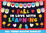 Fall in Love With Learning - Print Your Own Bulletin Board Printable Digital Library Sproutbrite 