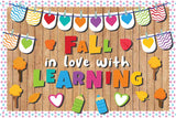 Fall in Love With Learning - Print Your Own Bulletin Board Printable Digital Library Sproutbrite 