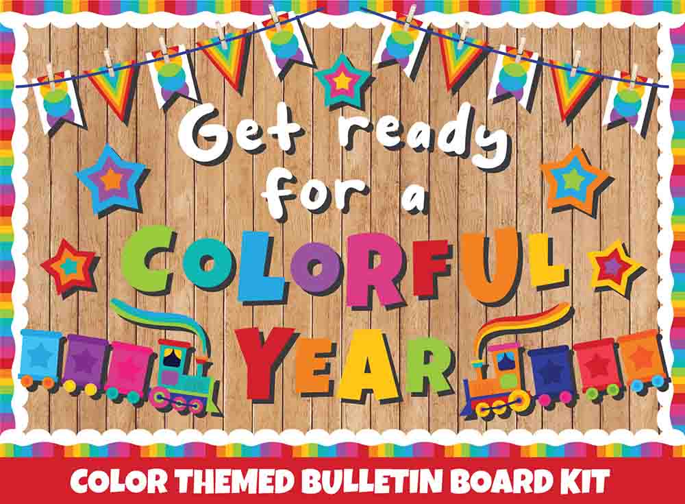 Get Ready For a Colorful Year Print Your Own Bulletin Board Sproutbrite