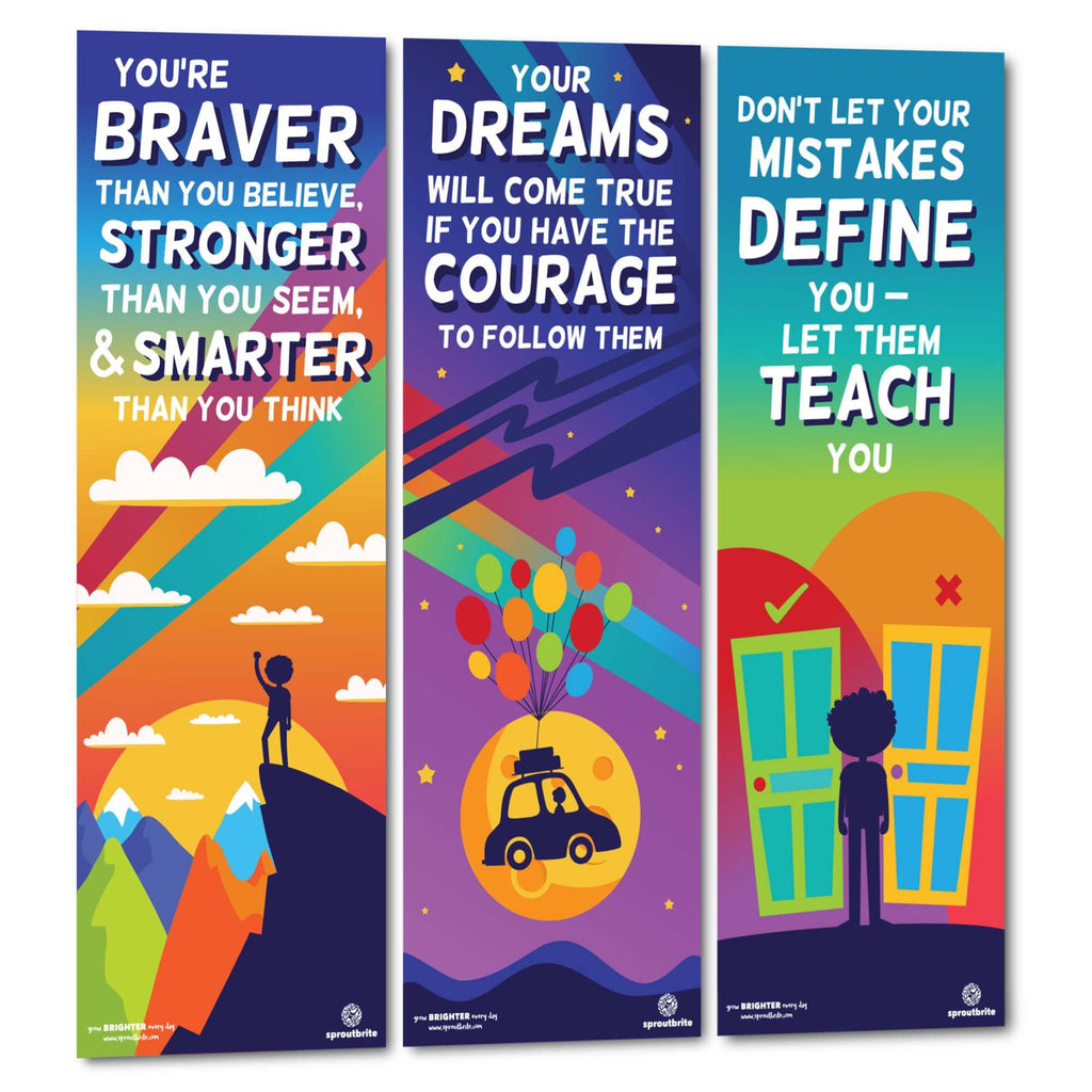 Inspirational Vertical Banner Pack 2 Classroom Decorations Sproutbrite 