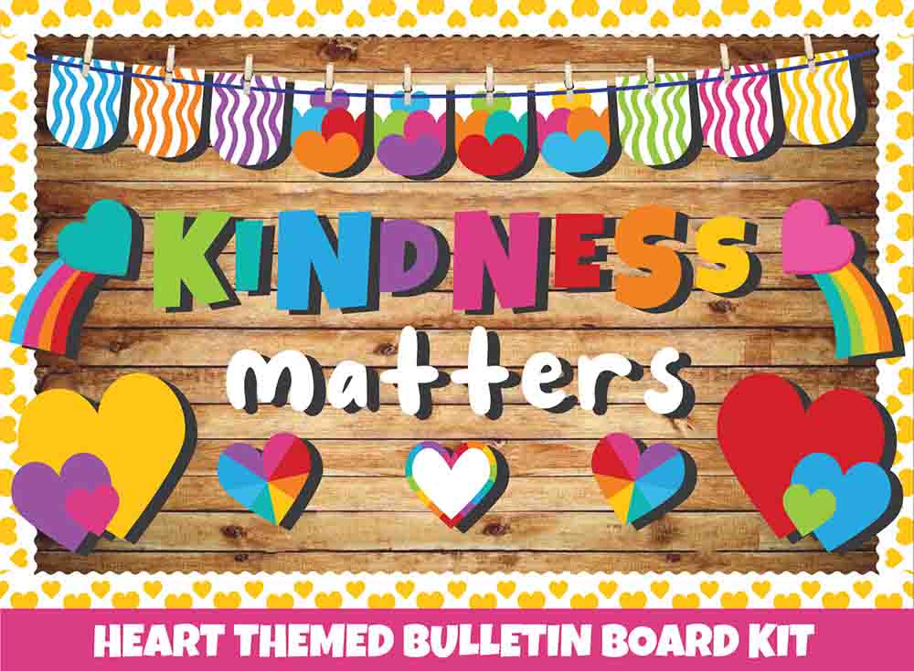 Kindness Matters- Print Your Own Bulletin Board Printable Digital Library Sproutbrite 
