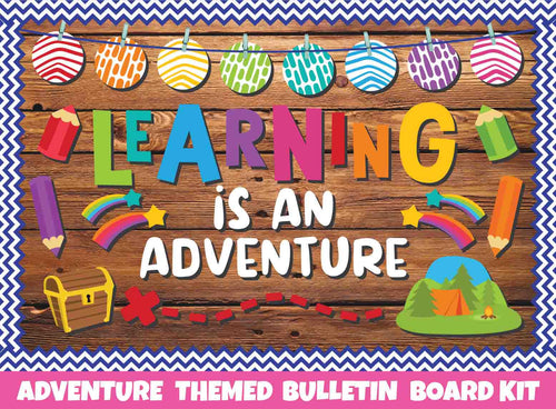 Learning is an Adventure- Print Your Own Bulletin Board Printable Digital Library Sproutbrite 