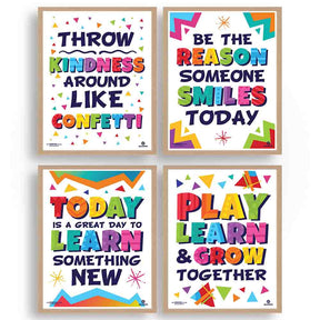 Motivational Classroom Posters Bundle 12 - Print Your Own Printable Digital Library Sproutbrite 