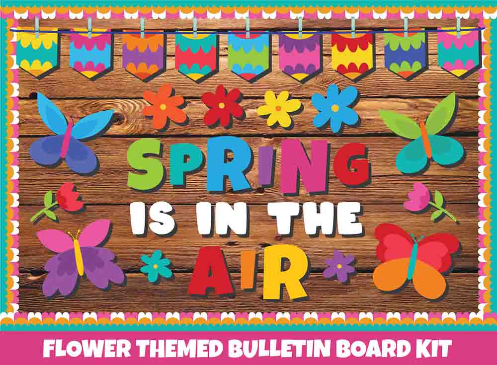 Spring is in the Air - Print Your Own Bulletin Board Printable Digital Library Sproutbrite 