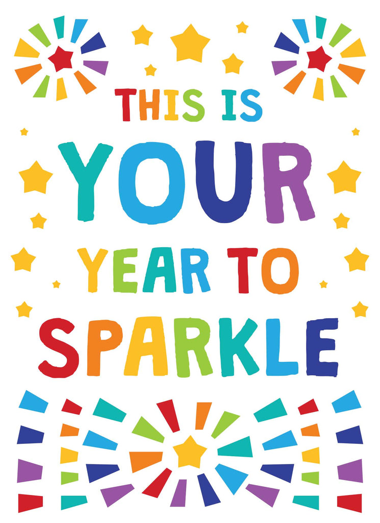 This is Your Year to Sparkle - Print Your Own Posters Printable Digital Library Sproutbrite 