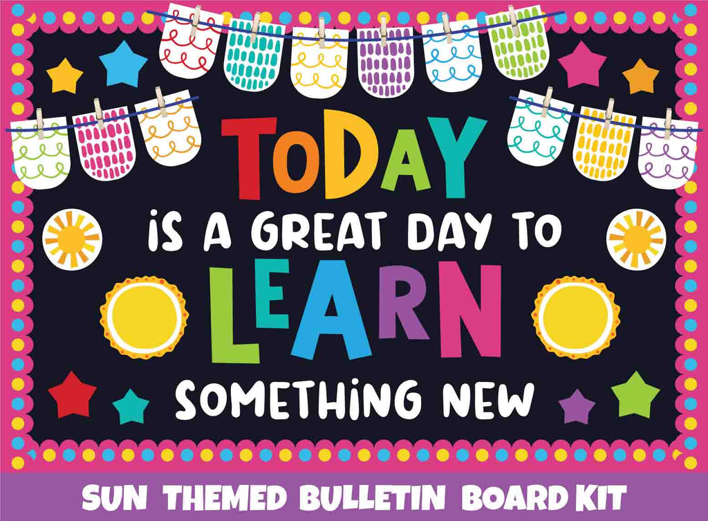 Today is a Great Day to Learn Something New - Print Your Own Bulletin Board Printable Digital Library Sproutbrite 