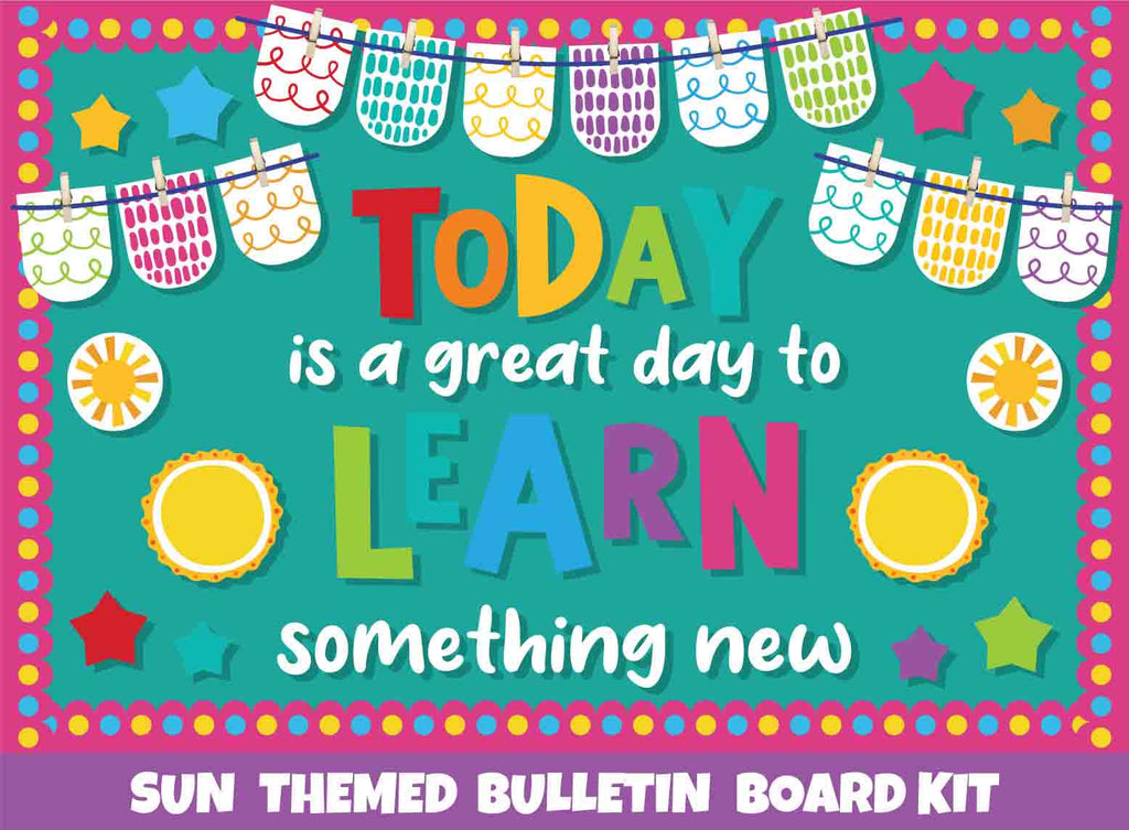 Today is a Great Day to Learn Something New - Print Your Own Bulletin Board Printable Digital Library Sproutbrite 