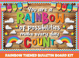 You are a Rainbow of Possibilities - Print Your Own Bulletin Board Printable Digital Library Sproutbrite 