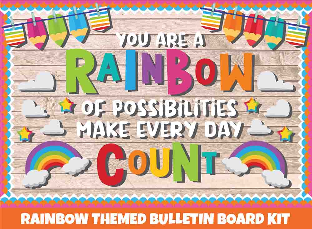 You are a Rainbow of Possibilities - Print Your Own Bulletin Board Printable Digital Library Sproutbrite 