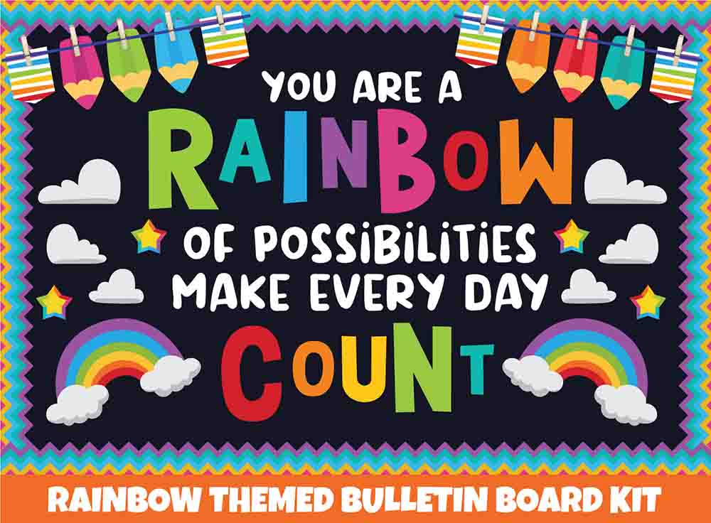 You are a Rainbow of Possibilities - Print Your Own Bulletin Board Printable Digital Library Sproutbrite 