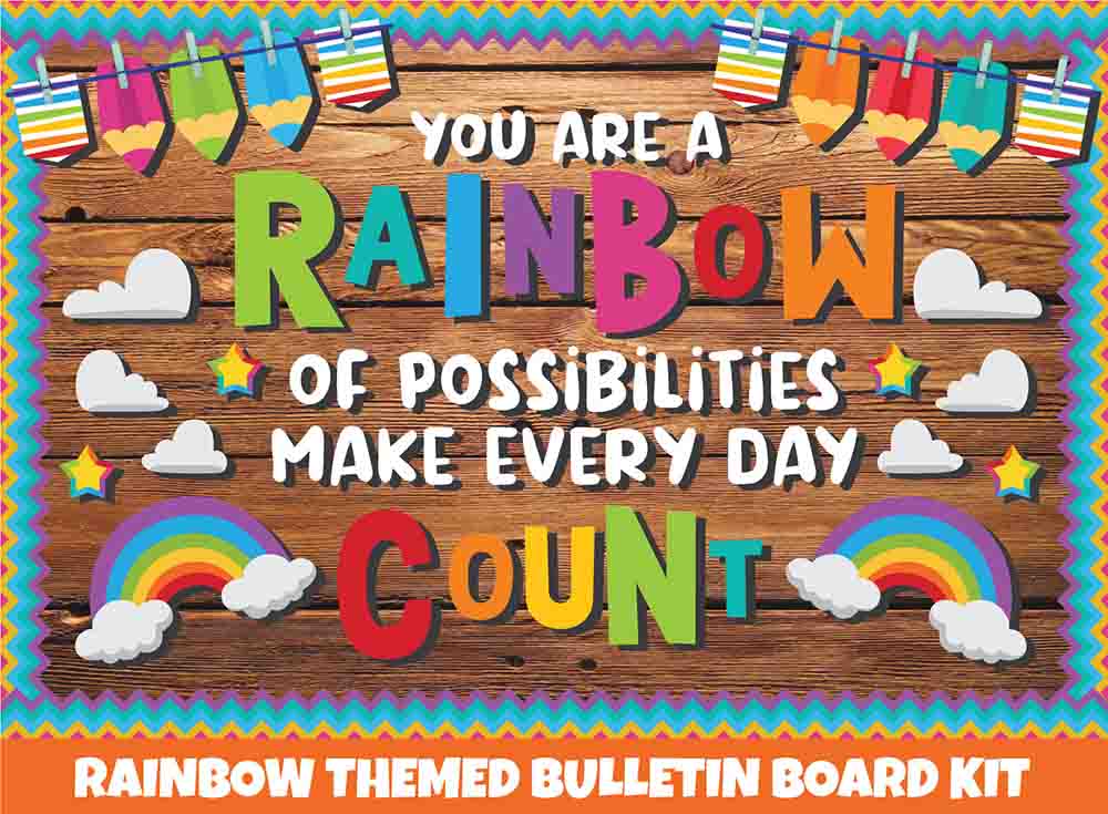 You are a Rainbow of Possibilities - Print Your Own Bulletin Board Printable Digital Library Sproutbrite 