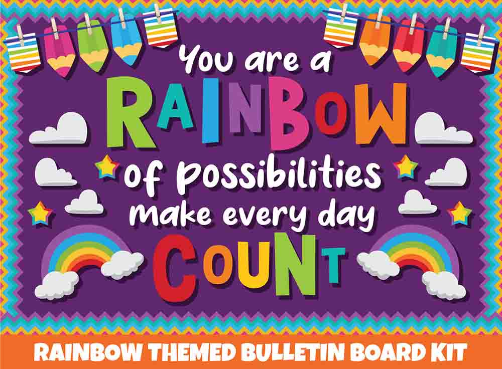 You are a Rainbow of Possibilities - Print Your Own Bulletin Board Printable Digital Library Sproutbrite 