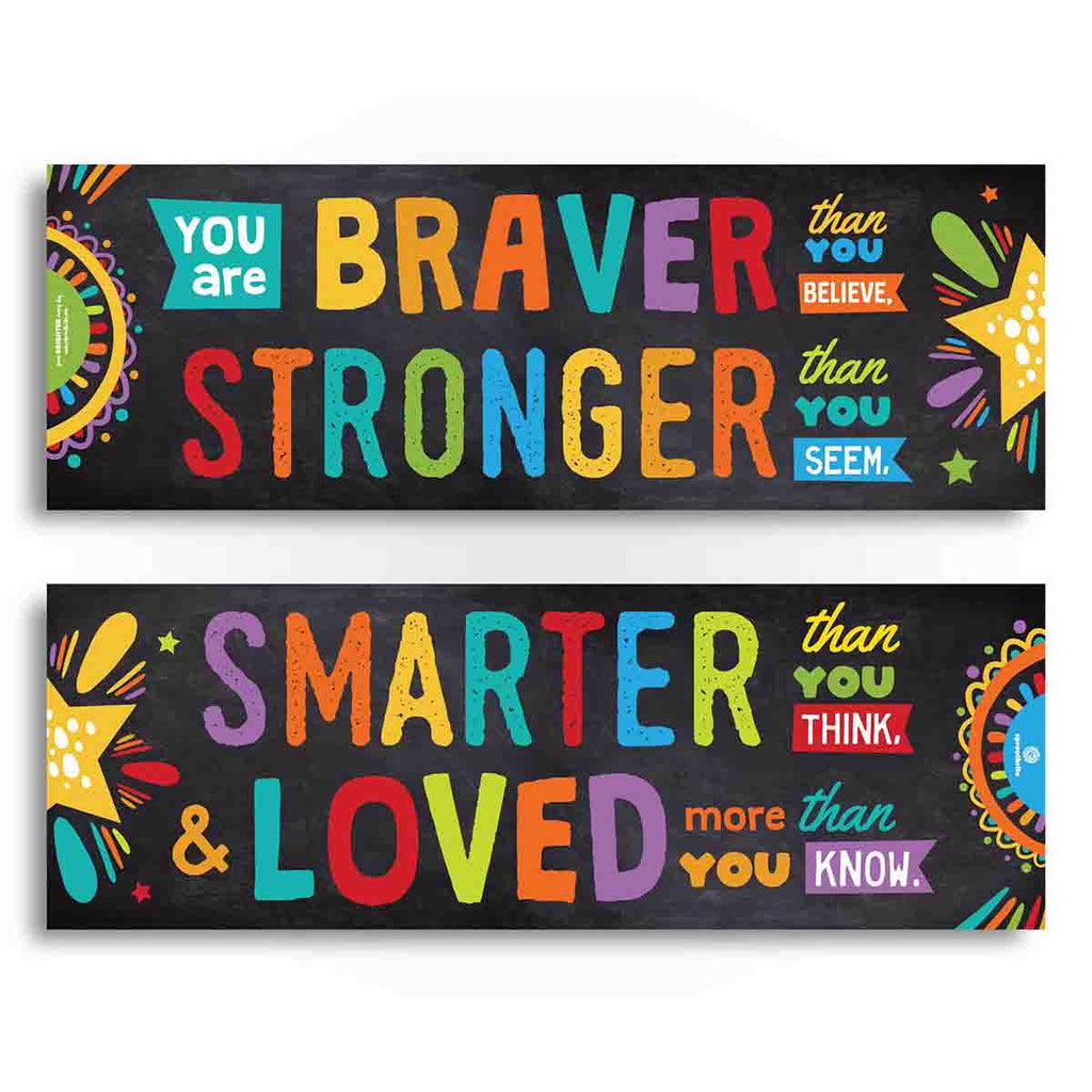 You are Braver than You Believe Quote Poster Pack Classroom Decorations Sproutbrite 
